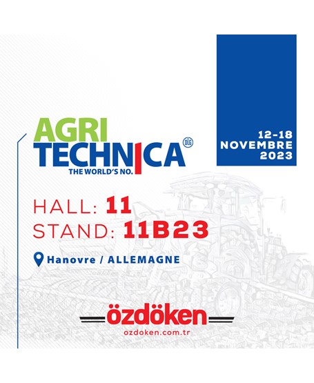 Nous sommes à la FOIRE AGRITECHNICA!