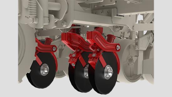 OPTIONAL - DOUBLE DISC TYPE FERTILIZER OPENER
