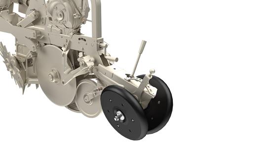 DOUBLE REAR PRESS WHEEL