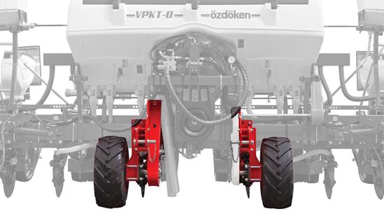OPTIONAL - FRONT WHEEL KIT FOR FERTILIZER MODELS